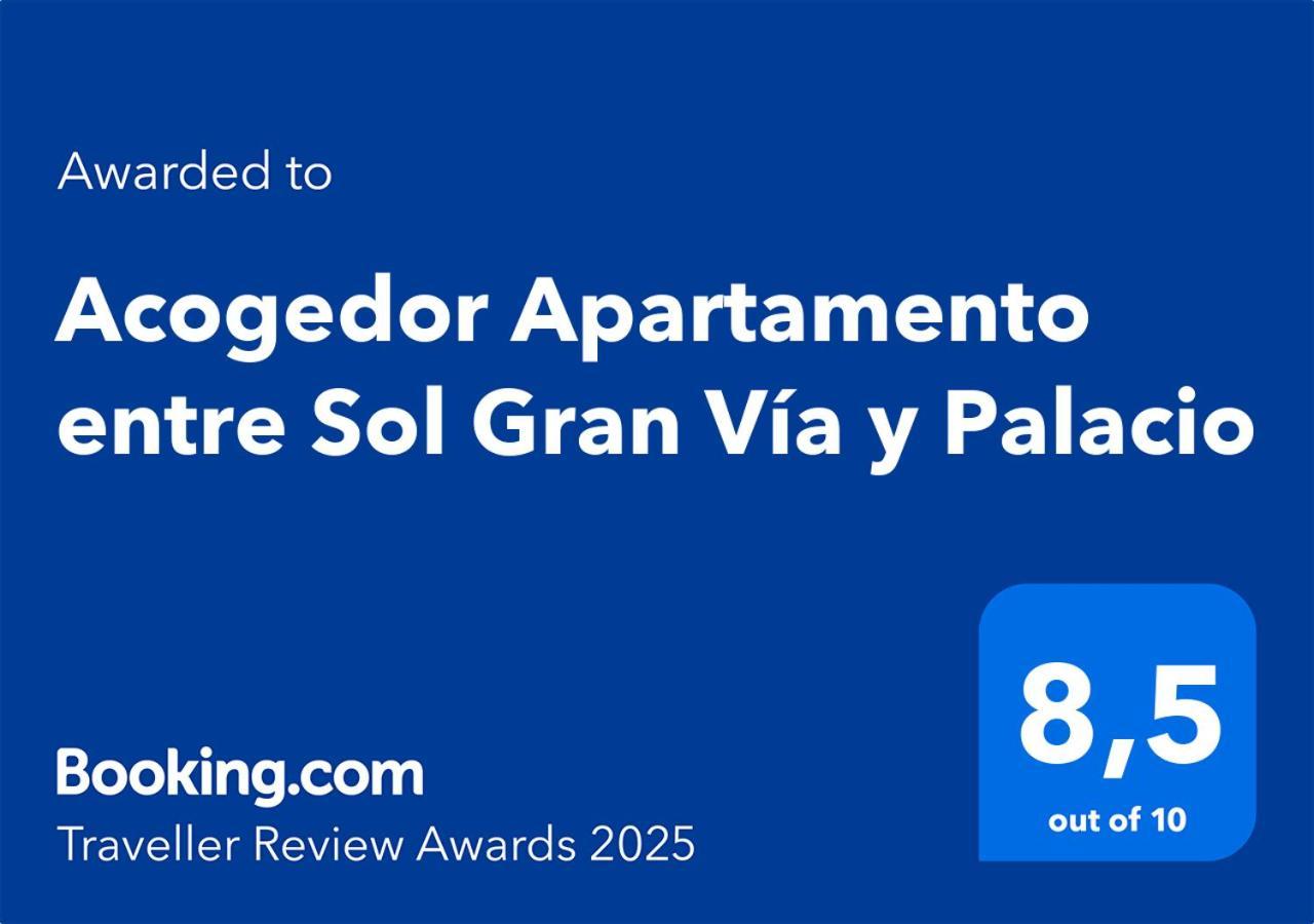 Acogedor Apartamento Entre Sol Gran Via Y Palacio Madrid Buitenkant foto